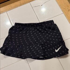 Nike Black Skirt with Pink and White Swooshes